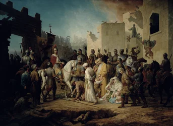 Tsaar Ivan IV verovert Kazan in 1552, 1894